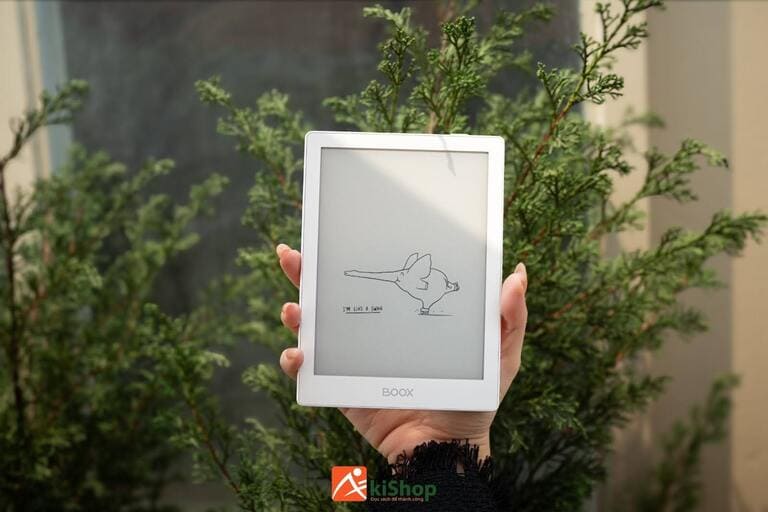 Boox Go 6 Trắng cho cảm giác tinh tế, sang trọng khi sử dụng