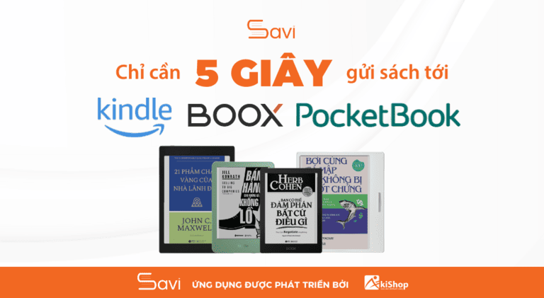 Savi - Ứng dụng tải sách bản quyền cho máy đọc sách