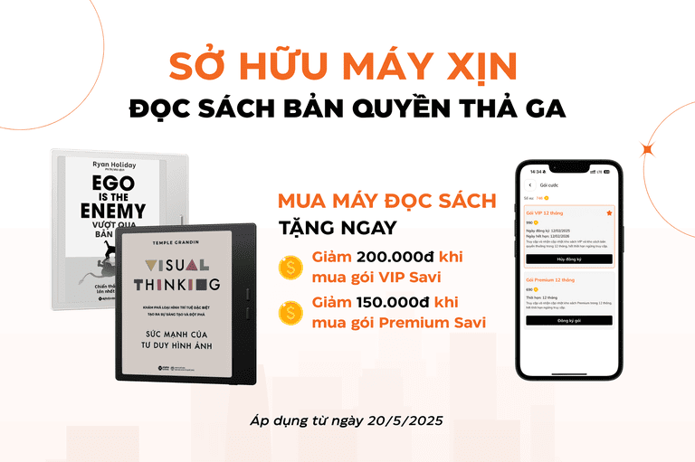 Sở hữu máy xịn đọc sách bản quyền thả ga