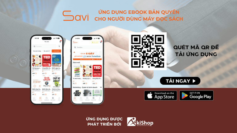 Savi - Ứng dụng ebook bản quyền cho người dùng máy đọc sách