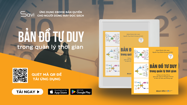 "Bản đồ tư duy trong quản lý thời gian" ebook đã có trên Savi
