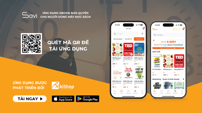 Savi - Ứng dụng ebook bản quyển cho người dùng máy đọc sách