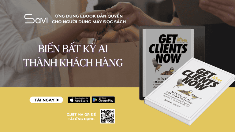 "Biến bất kỳ ai thành khách hàng" ebook đã có mặt trên Savi