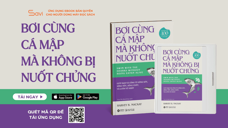 "Bơi cùng cá mập mà không bị nuốt chửng" ebook đã có mặt trên Savi
