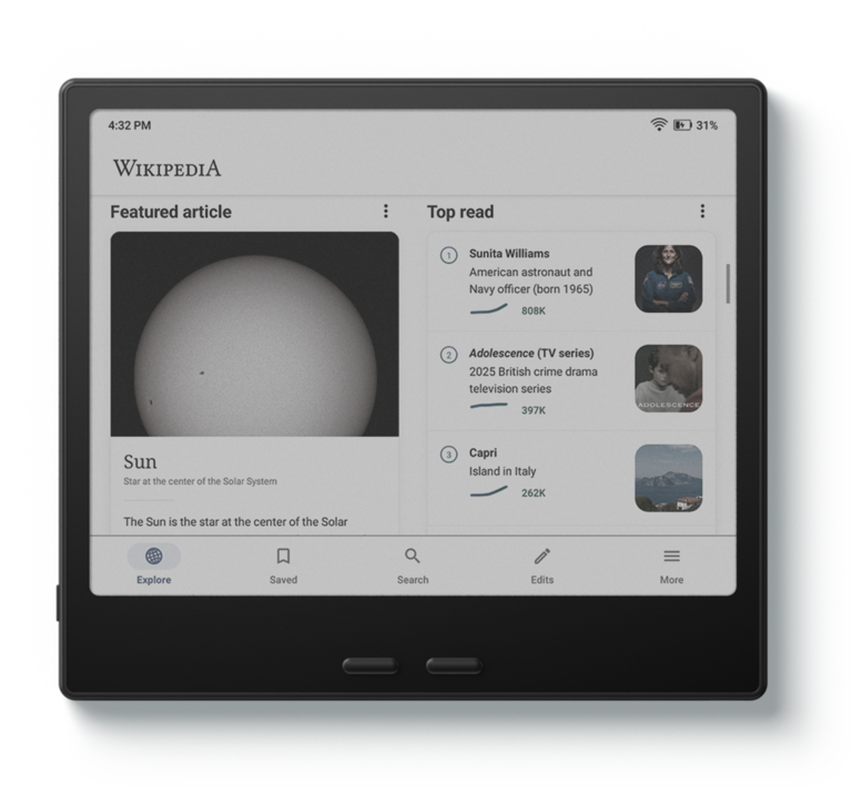 Hệ điều hành android 13 hỗ trợ Boox Go 7 thực hiện nhiều tác vụ