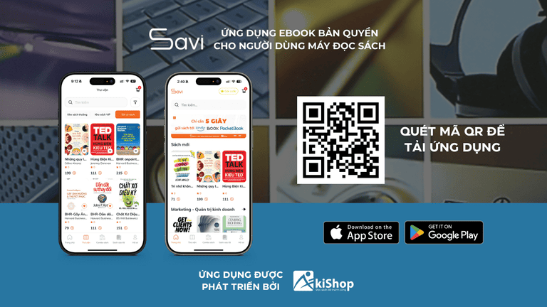 Savi - Ứng dụng ebook bản quyền cho người dùng máy đọc sách