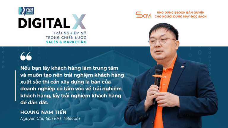 Cuốn Digital X – Trải Nghiệm Số Trong Chiến Lược Sales & Marketing ebook được trích dẫn từ nhiều diễn giả nổi tiếng