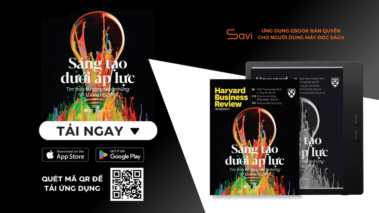 Cuốn HBR OnPoint 2022 Quý 2: Sáng Tạo Dưới Áp Lực ebook đã có mặt trên Savi