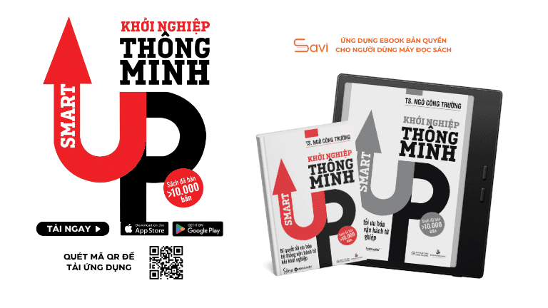 Cuốn Khởi Nghiệp Thông Minh ebook đã có mặt trên Savi