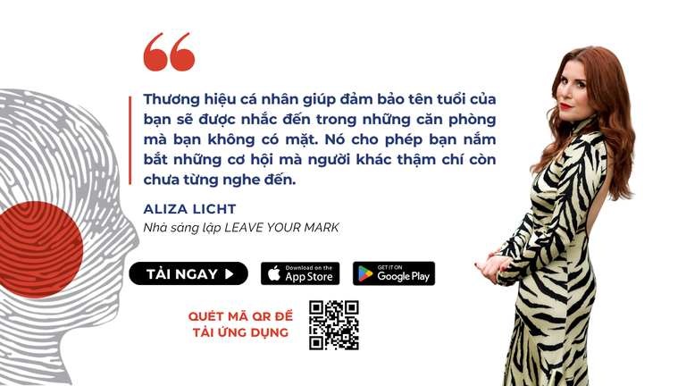 Tác giả Aliza Licht - Nhà sáng lập Leave Your Mark