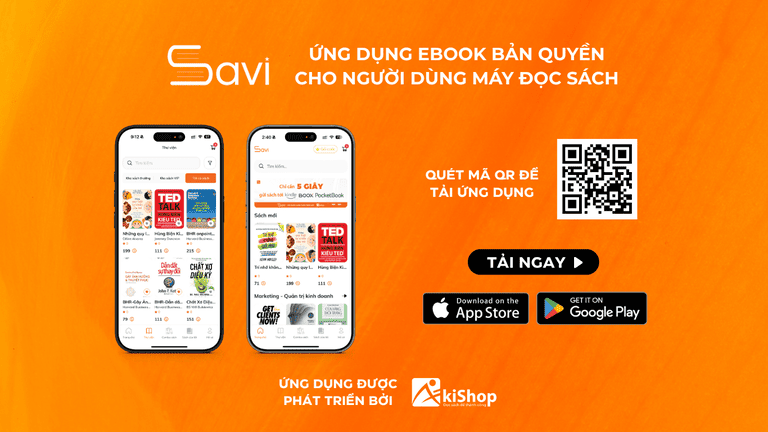 Savi - Ứng dụng ebook bản quyền cho người dùng máy đọc sách