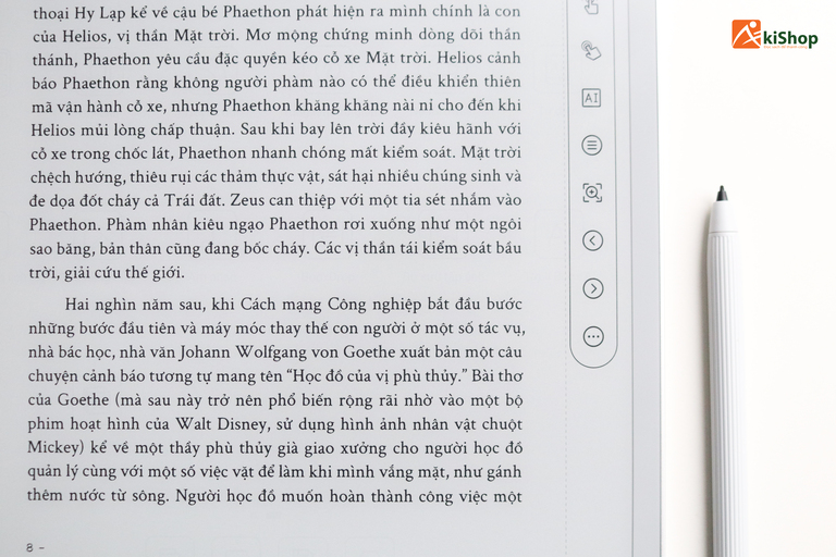 Màn hình E-ink và chất lượng hiển thị