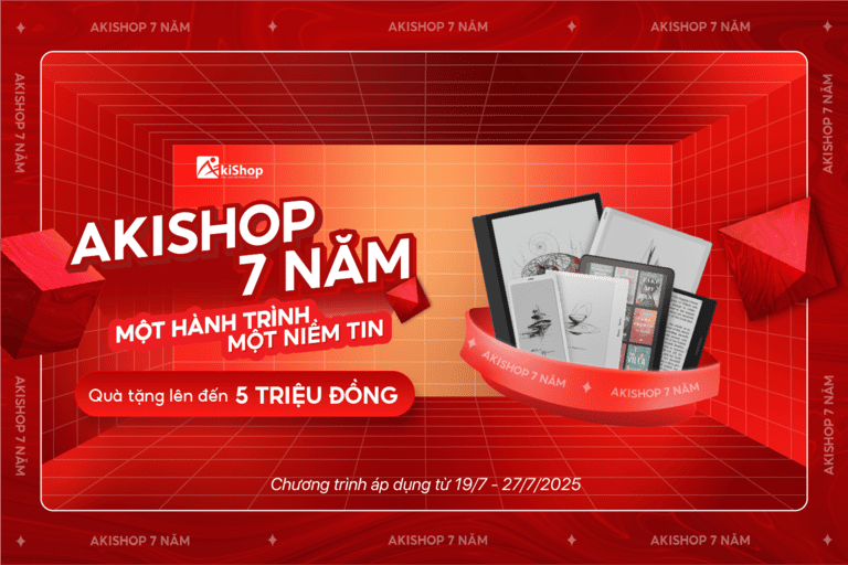 Mừng sinh nhật Akishop 7 tuổi