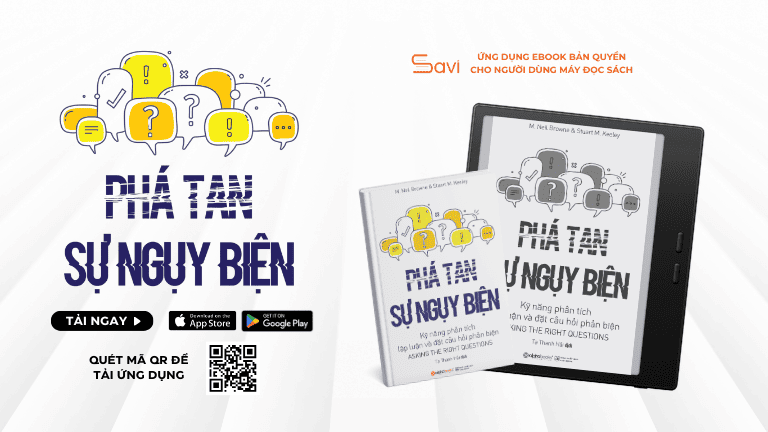 Cuốn Phá Tan Sự Ngụy Biện đã có mặt trên Savi