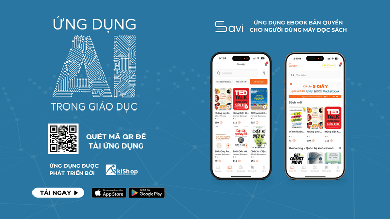 Savi - Ứng dụng ebook bản quyền cho người dùng máy đọc sách