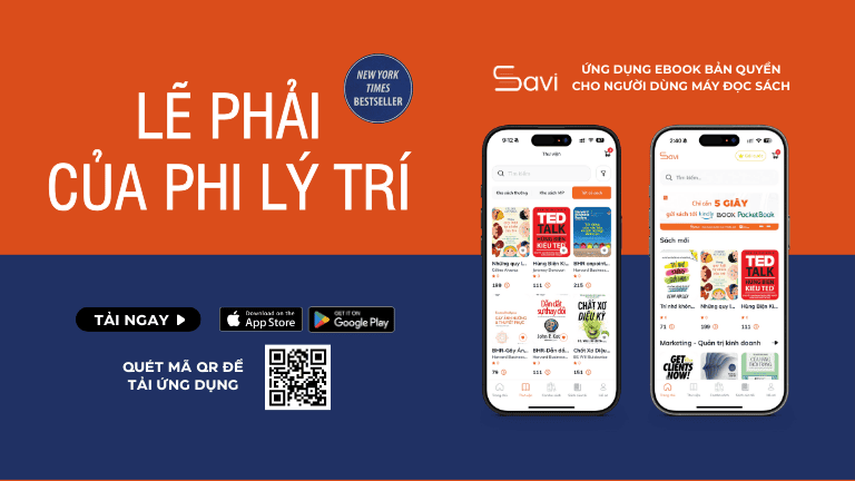 Savi - Ứng dụng ebook bản quyền cho người dùng máy đọc sách