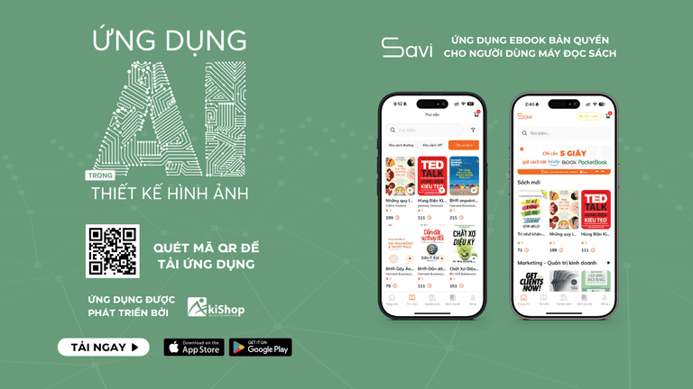 Savi - Ứng dụng ebook bản quyền cho người dùng máy đọc sách