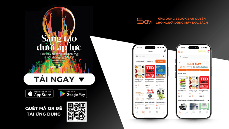 Savi - Ứng dụng ebook bản quyền cho người dùng máy đọc sách