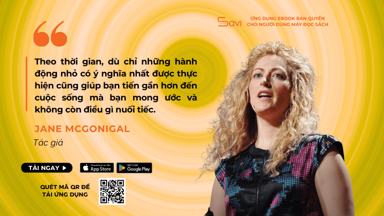 Jane McGonigal là nhà thiết kế game và chuyên gia nghiên cứu tâm lý học trò chơi