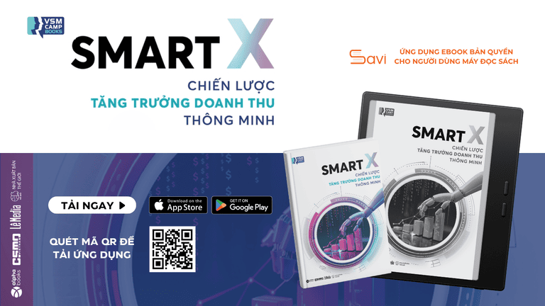 Smart X – Chiến Lược Tăng Trưởng Doanh Thu Thông Minh ebook đã có mặt trên Savi