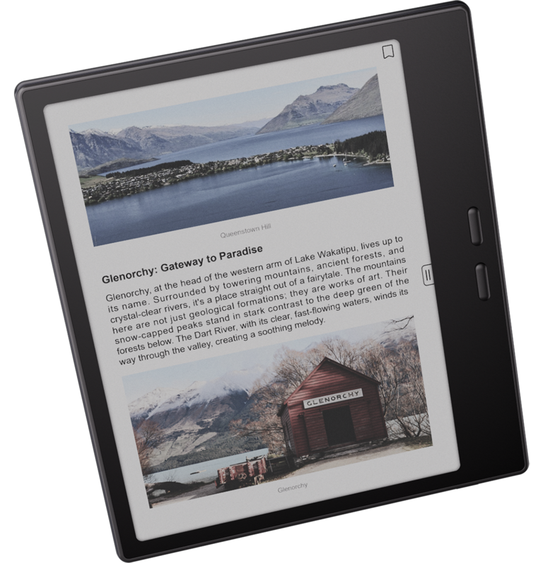 Màn hình E-ink Kaleido 3 tối ưu, hiển thị màu sắc tốt