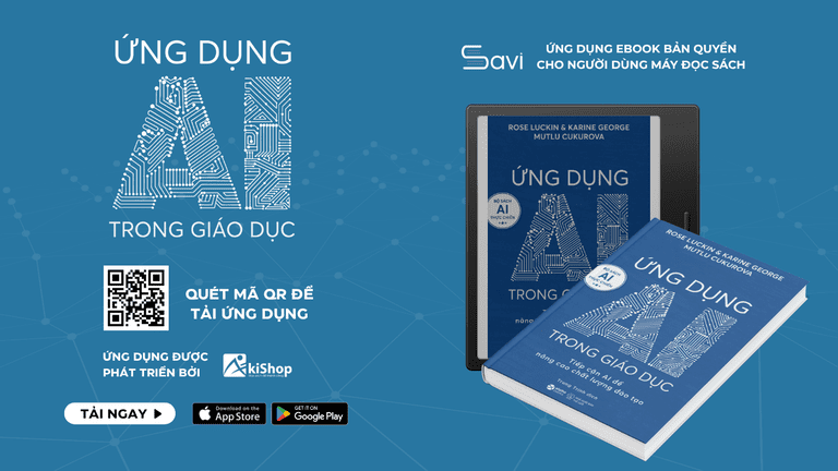 Ứng dụng AI trong giáo dục ebook đã có mặt trên Savi