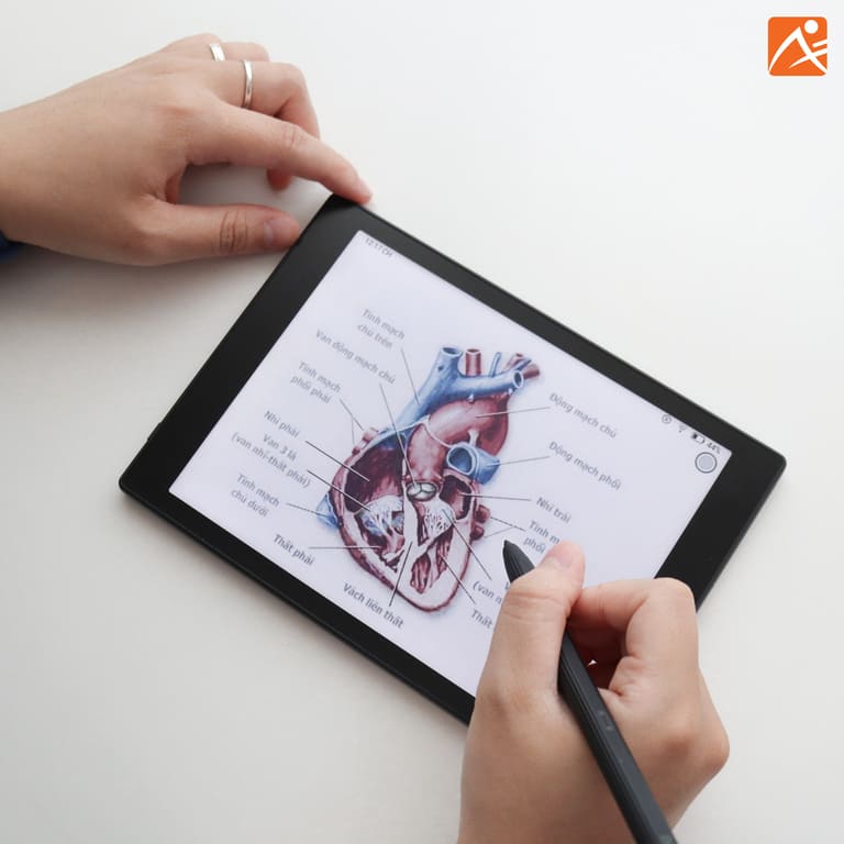 Việc tiếp nhận thông tin cũng thuận tiện hơn với máy đọc sách màu