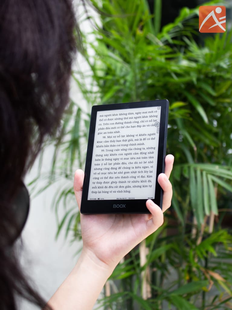 Công nghệ E-Ink giúp giảm đau mỏi mắt khi đọc sách