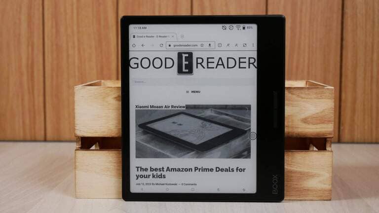 Boox hỗ trợ đọc tin tức, tải và đọc sách online qua NeoBrowser.