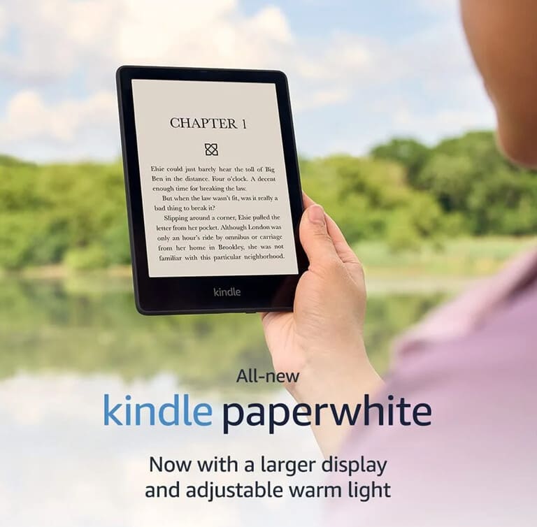 Hệ thống đèn LED thông minh, tối ưu cho mọi điều kiện ánh sáng trên Kindle Paperwhite 5